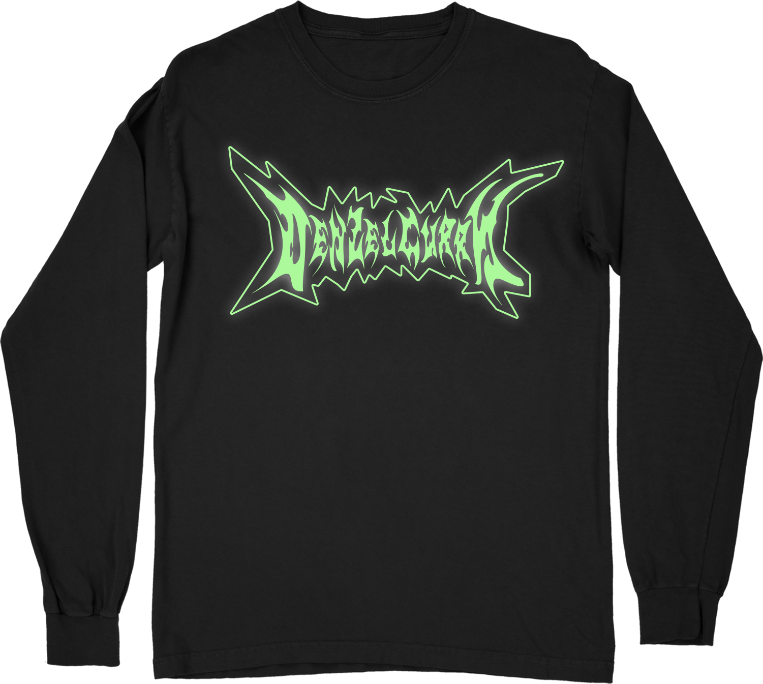 Denzel Curry – Denzel Logo Glow in the Dark Longsleeve – Loma