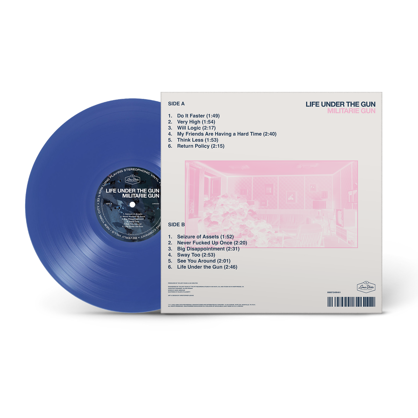 Life Under The Gun Limited Edition 'Cobalt Blue' Vinyl