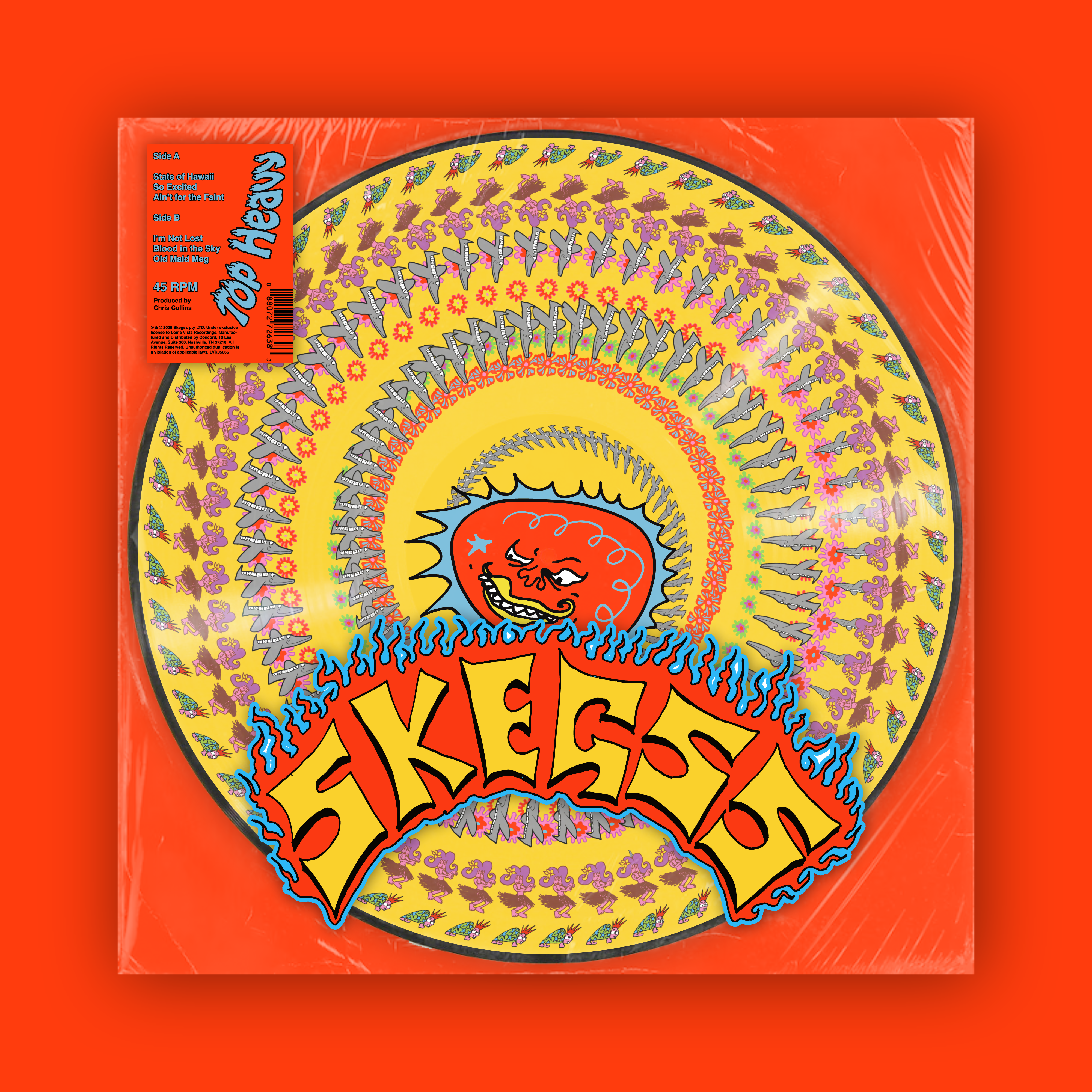 Skegss – Limited Edition Top Heavy EP Zoetrope – Loma Vista Recordings