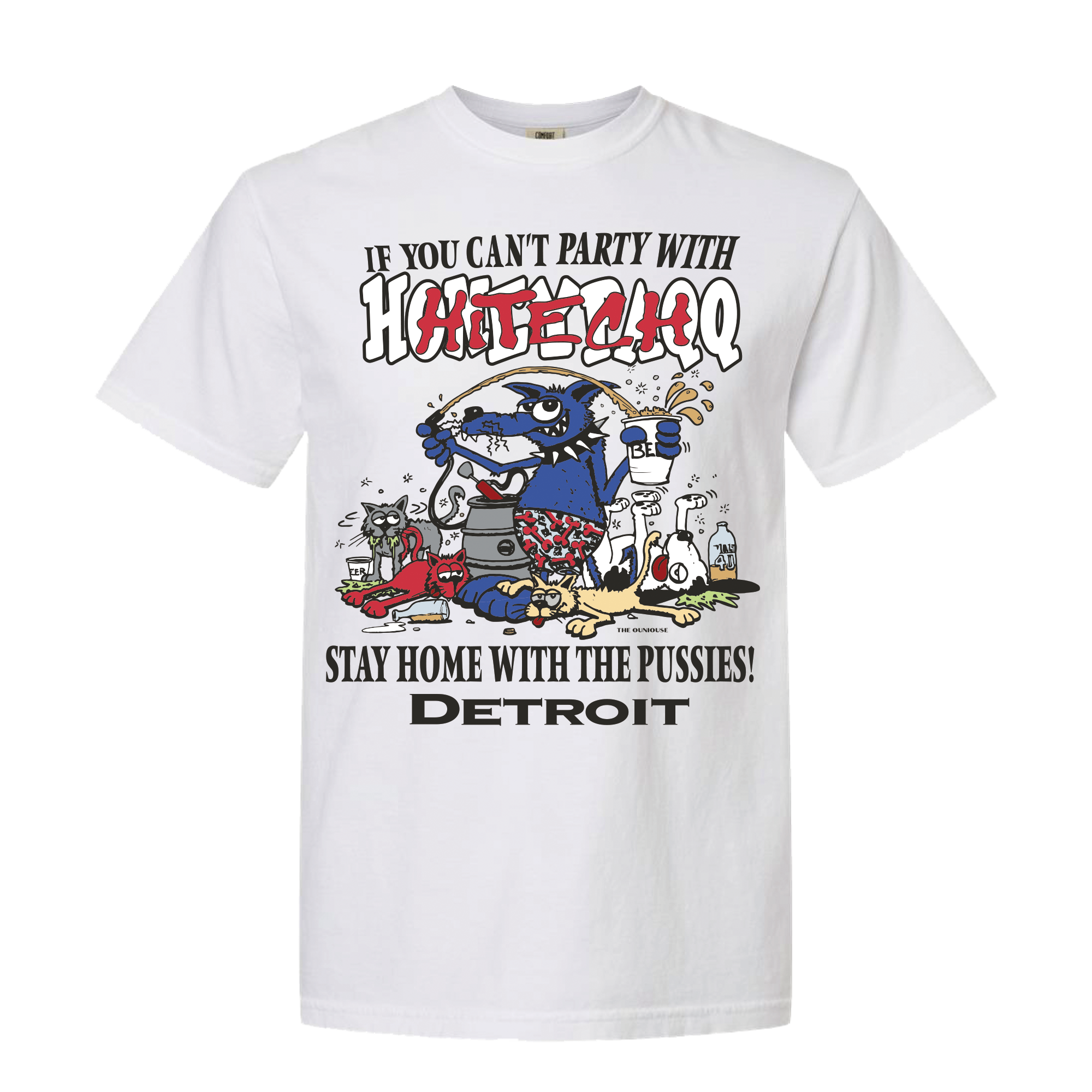 HiTech – HONEYPAQQ Detroit Party T-Shirt – Loma Vista Recordings