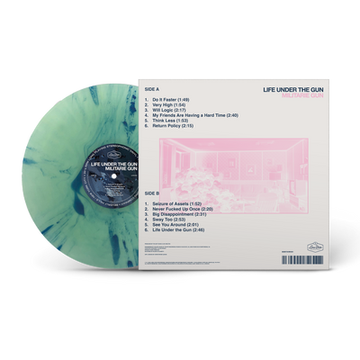 Life Under the Gun Limited Edition "Green With Blue Splatter" Vinyl