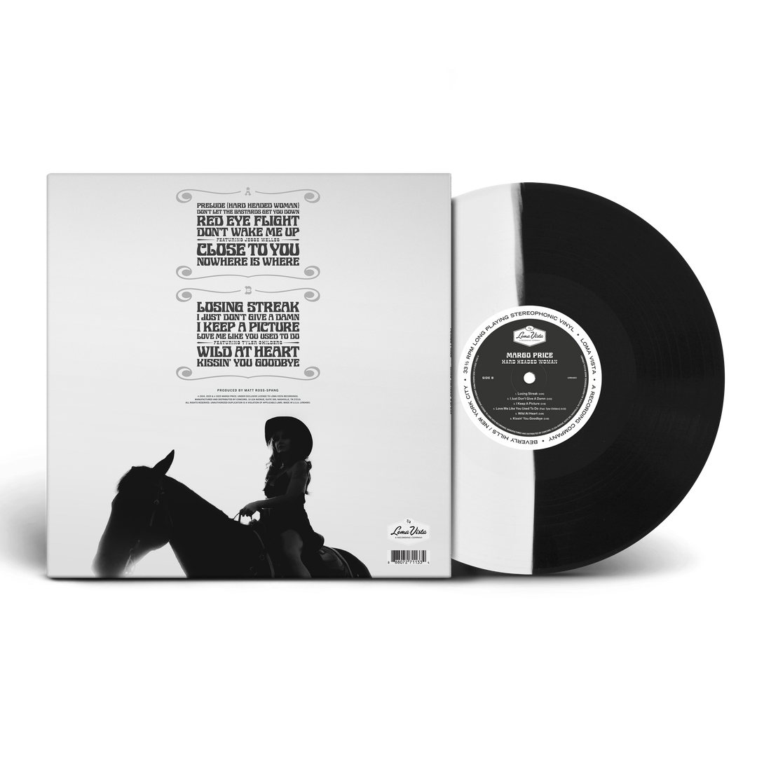 Hard Headed Woman Limited Edition Black / White Split Colored Vinyl (Margo Price Exclusive)
