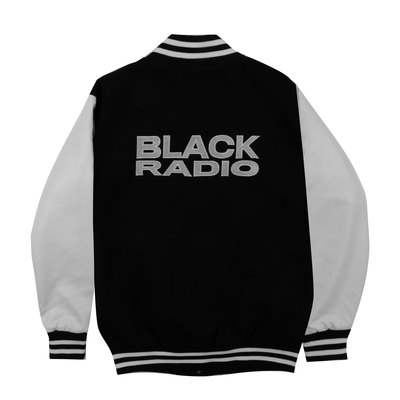 Black Radio Black / White Letterman Jacket