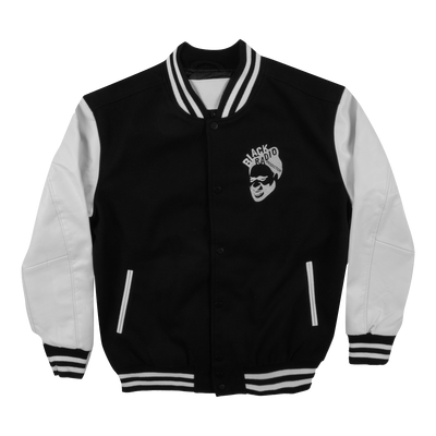 Black Radio Black / White Letterman Jacket