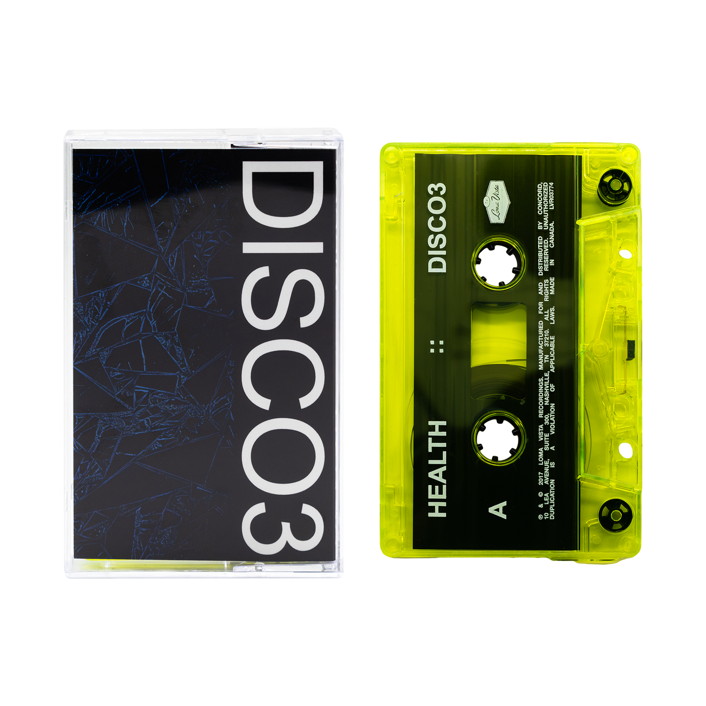 Disco 3 Translucent Yellow Cassette