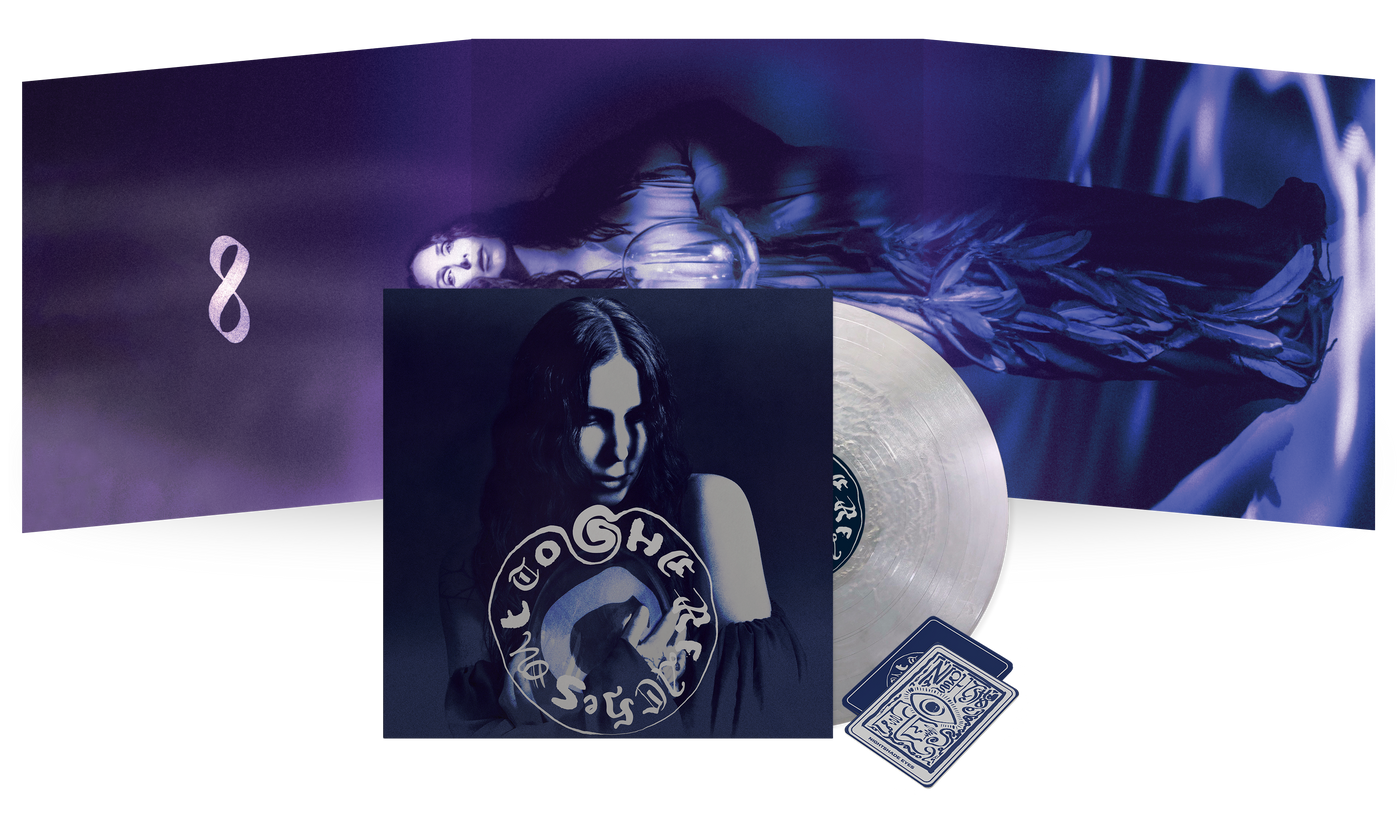 She Reaches Out To She Reaches Out To She Limited Edition Metallic Silver Colored Vinyl w/ Trifold Poster