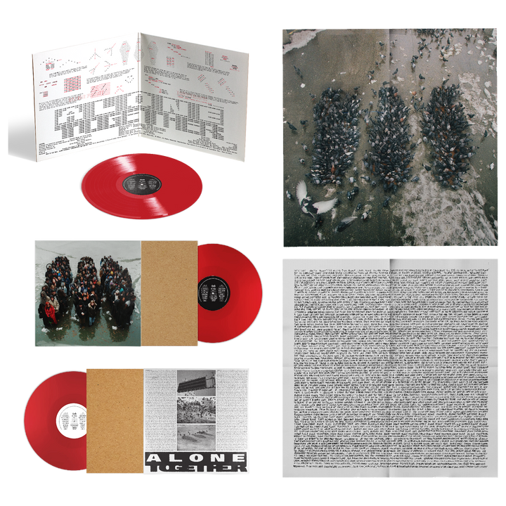 Alone Together  Black T-Shirt + AUTOGRAPHED "Blood Red" Deluxe LP — Image 2 of 3