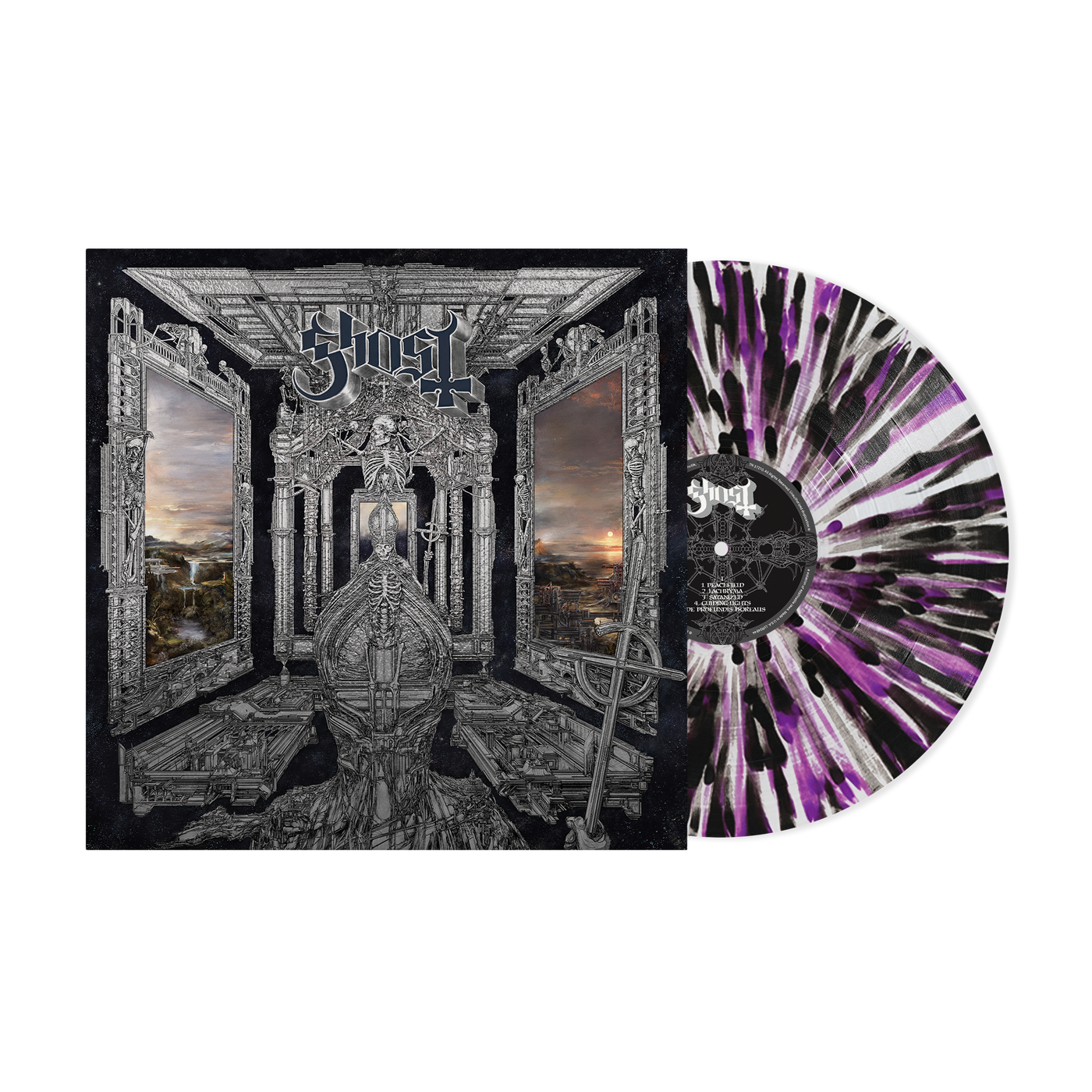 Skeletá "Purple / Black Splatter" Colored Vinyl (Ghost LV Exclusive)