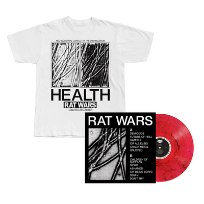 Rat Wars Red Smoke LP + White T-Shirt