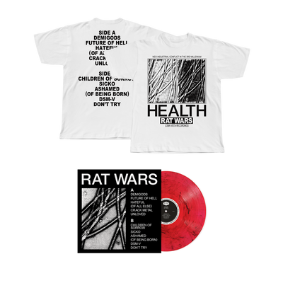 Rat Wars Red Smoke LP + White T-Shirt