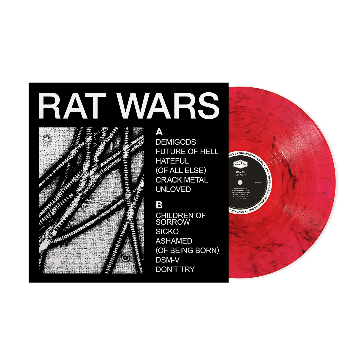 Rat Wars "Red Smoke" Colored LP w/ Pullout Poster