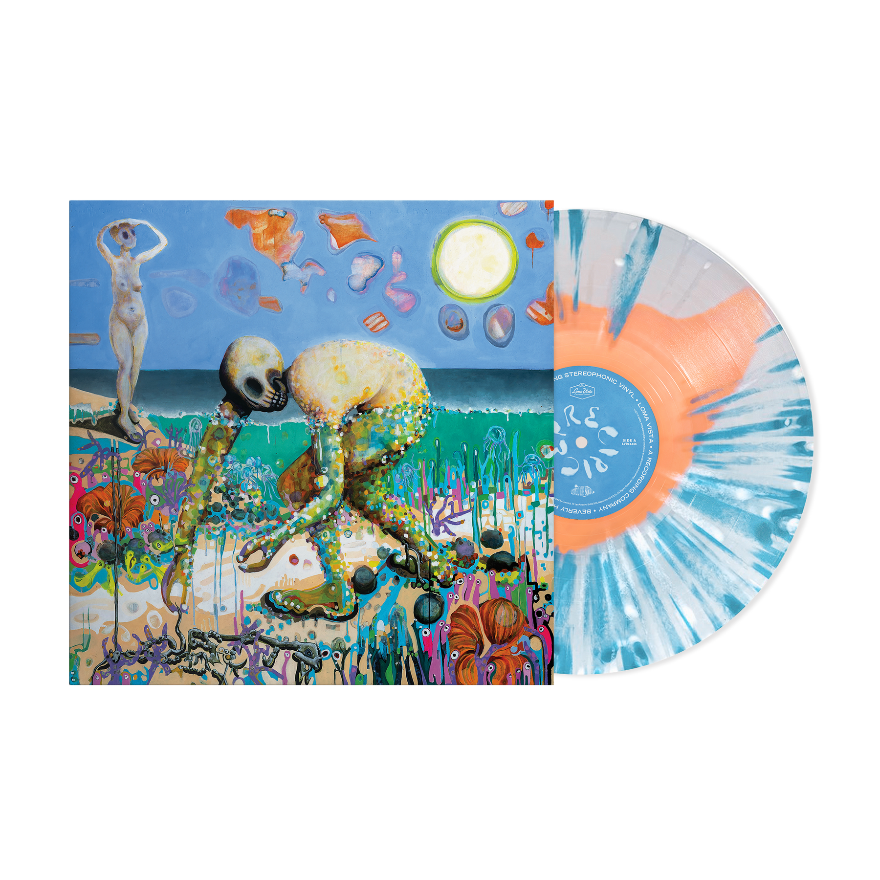 Indigo De Souza – Limited Edition Sky Blue / Orange Splatter On Indigo De Souza – Limited Edition Sky Blue / Orange Splatter On
