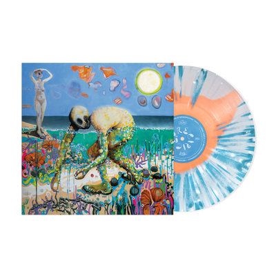 AUTOGRAPHED Limited Edition Sky Blue / Orange Splatter On Clear Precipice Vinyl