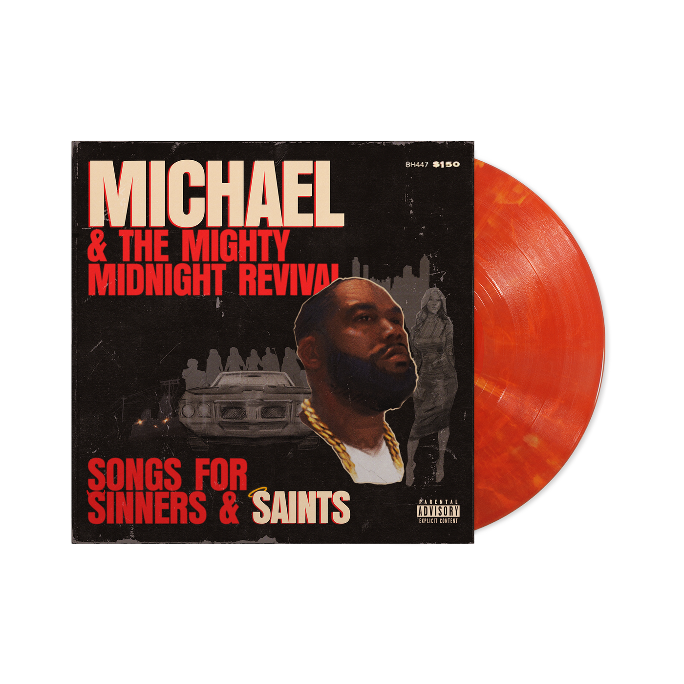 Michael & The Mighty Midnight Revival - Songs For Sinners And Saints" Killer Mike Online Exclusive "Eruption" colored vinyl