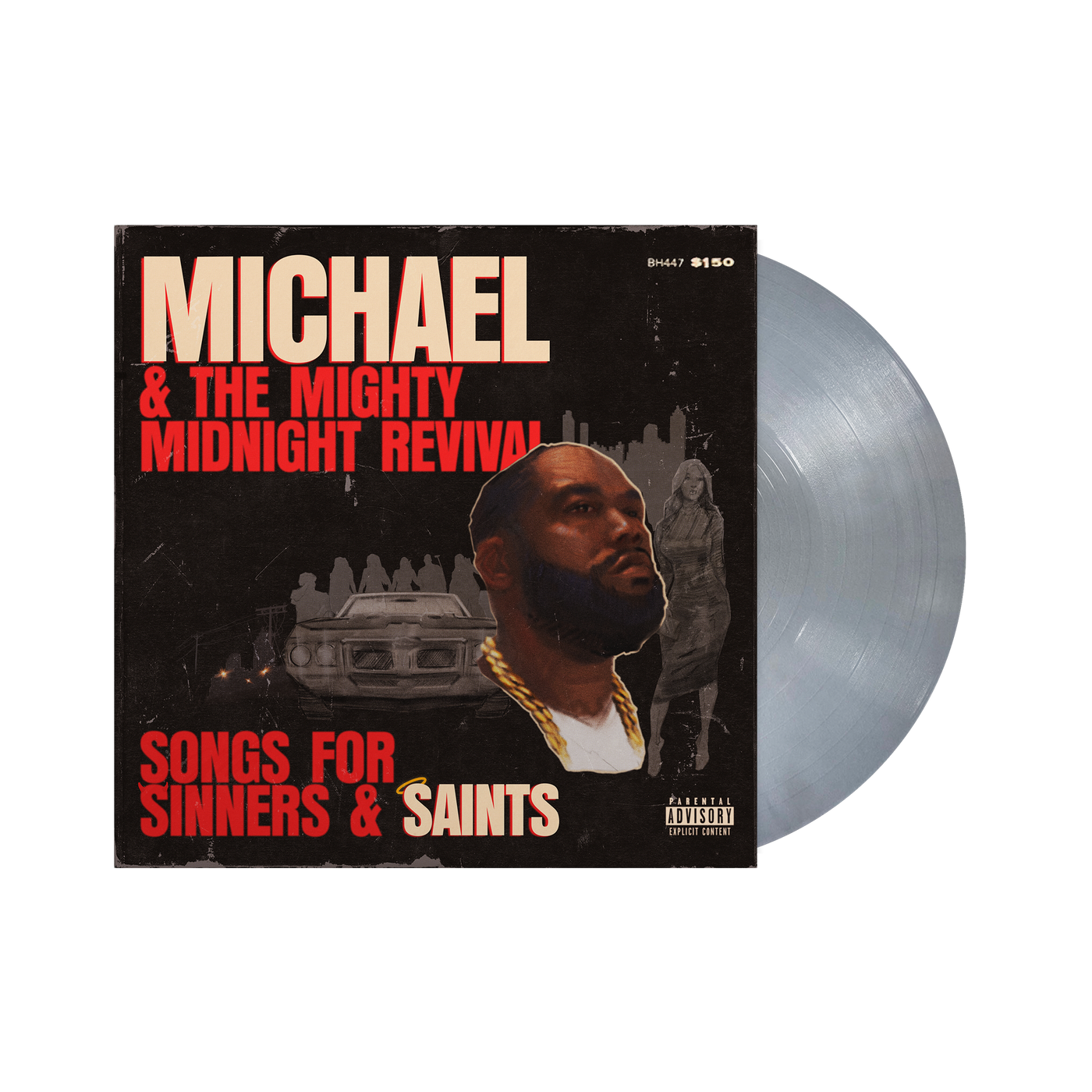 Michael & The Mighty Midnight Revival - "Songs For Sinners And Saints" Silver Colored Vinyl