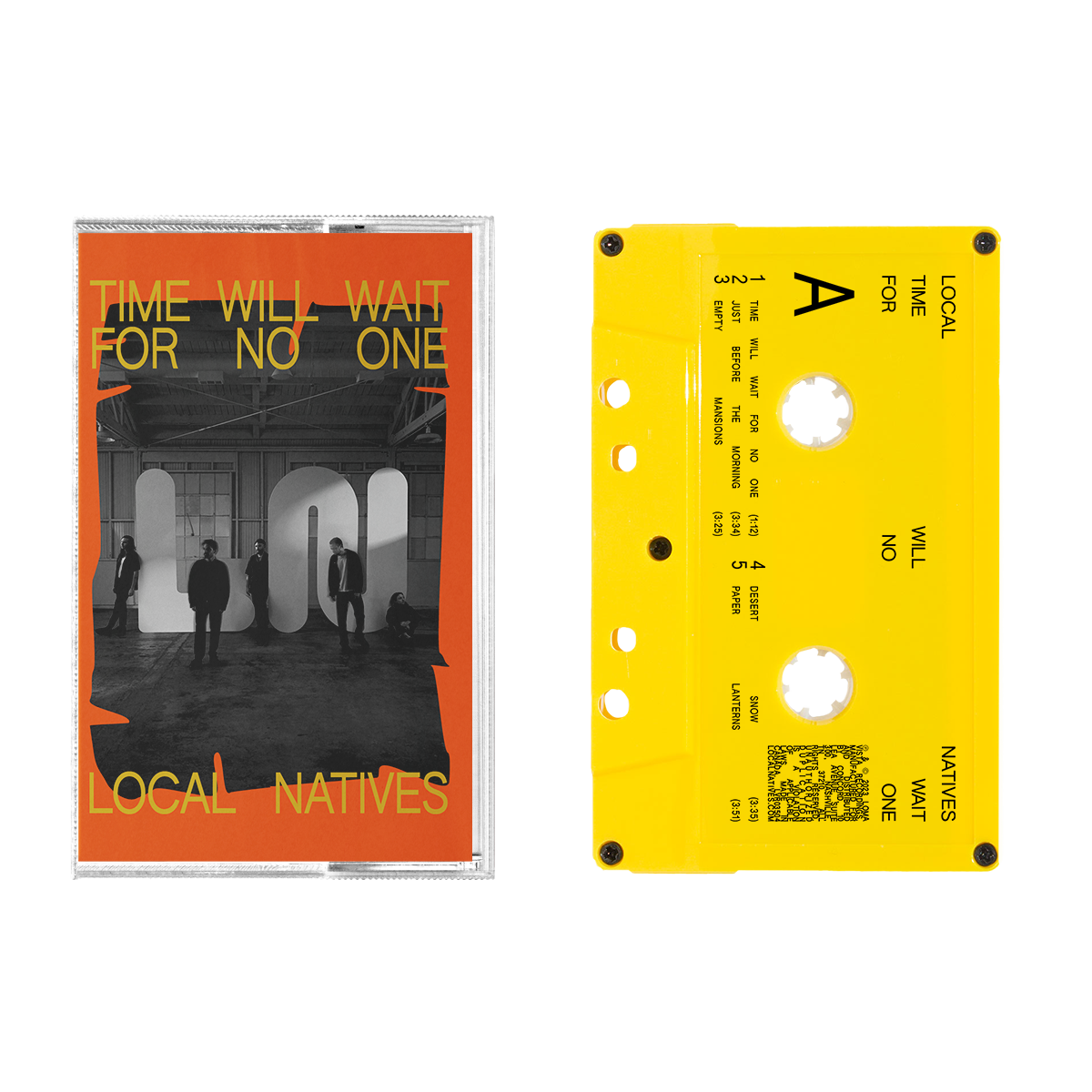 Time Will Wait For No One Limited Edition Yellow Cassette