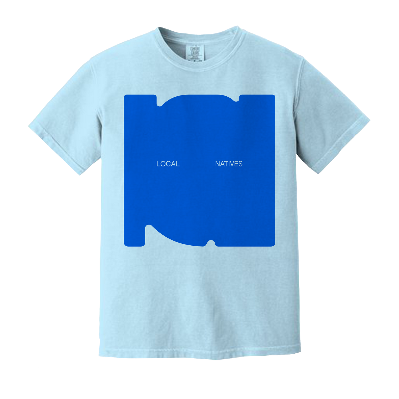"Time Will Wait For No One" Local Natives Blue T-Shirt