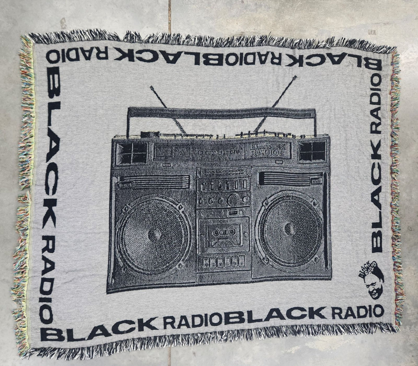 Black Radio Blanket