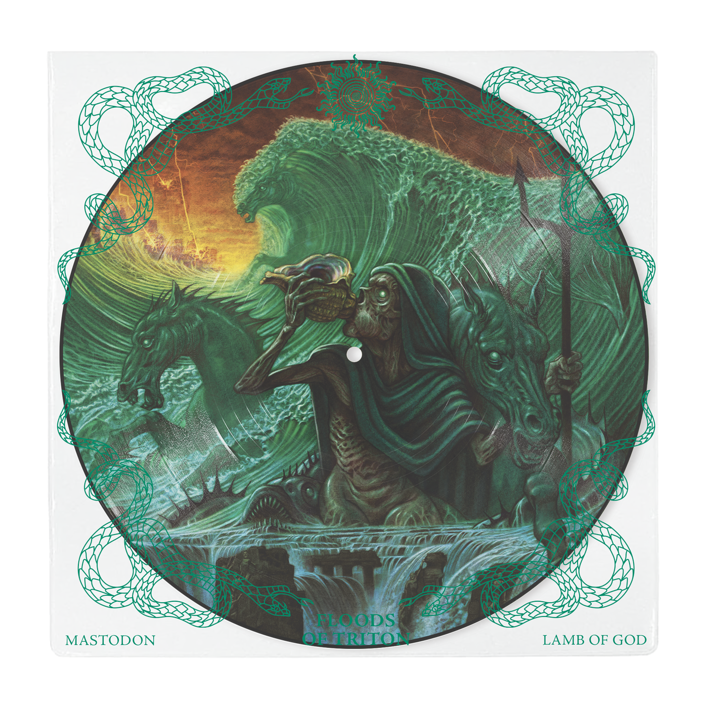 Mastodon x Lamb of God : Floods of Triton Picturedisc 12"