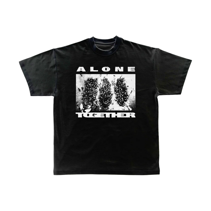 Alone Together  Black T-Shirt + AUTOGRAPHED "Blood Red" Deluxe LP — Image 3 of 3