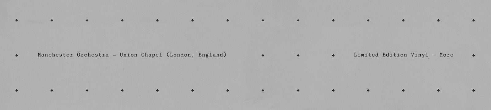 Manchester Orchestra Album Banner