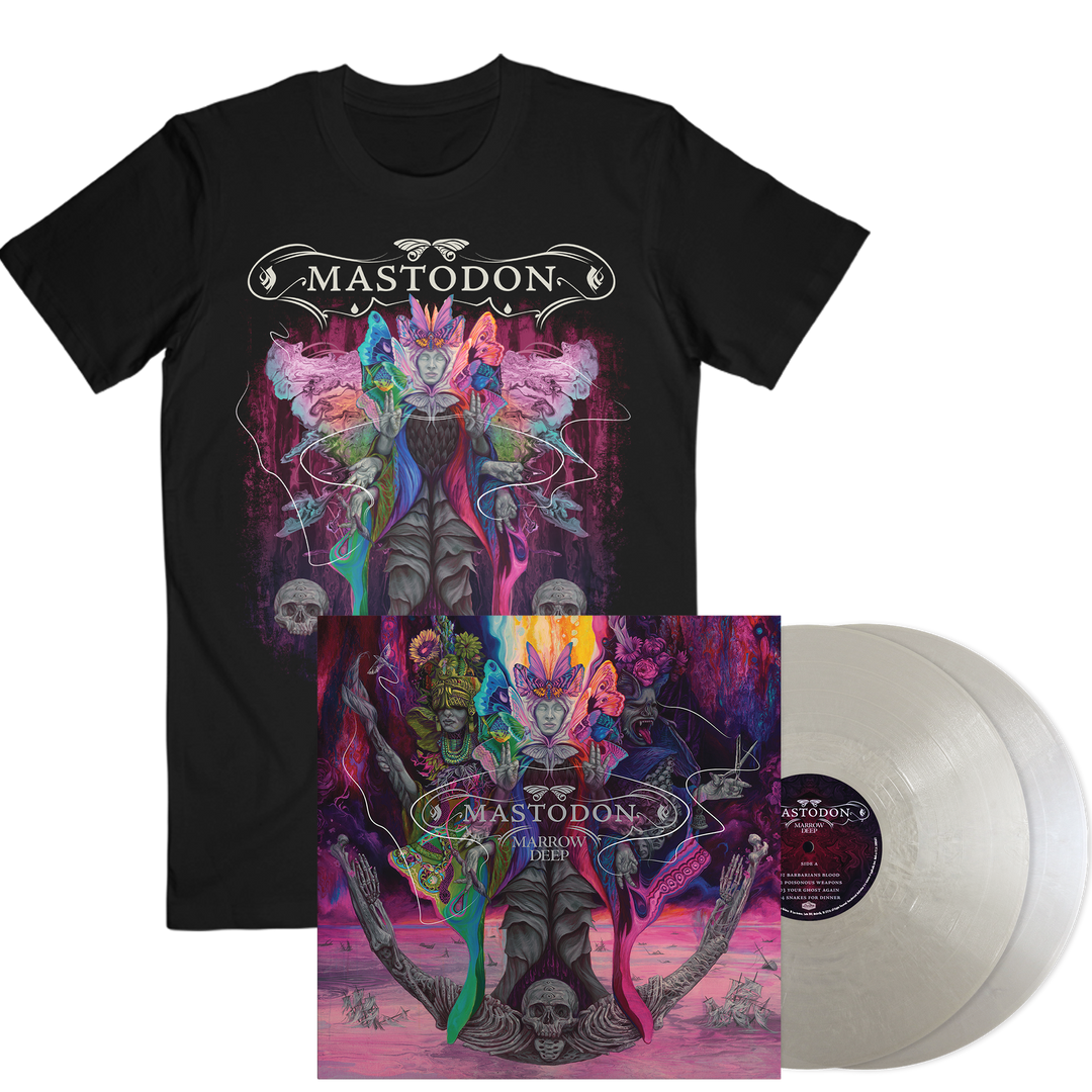 Mastodon - Marrow Deep T-Shirt + Limited Edition "Metallic Silver" Deluxe Vinyl - View 1