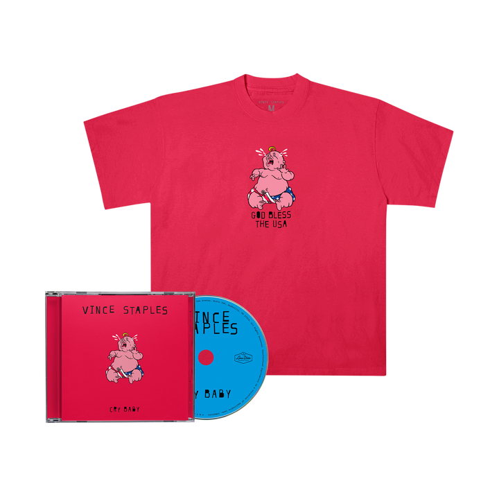 Red Cry Baby T-Shirt + CD — Image 1 of 3