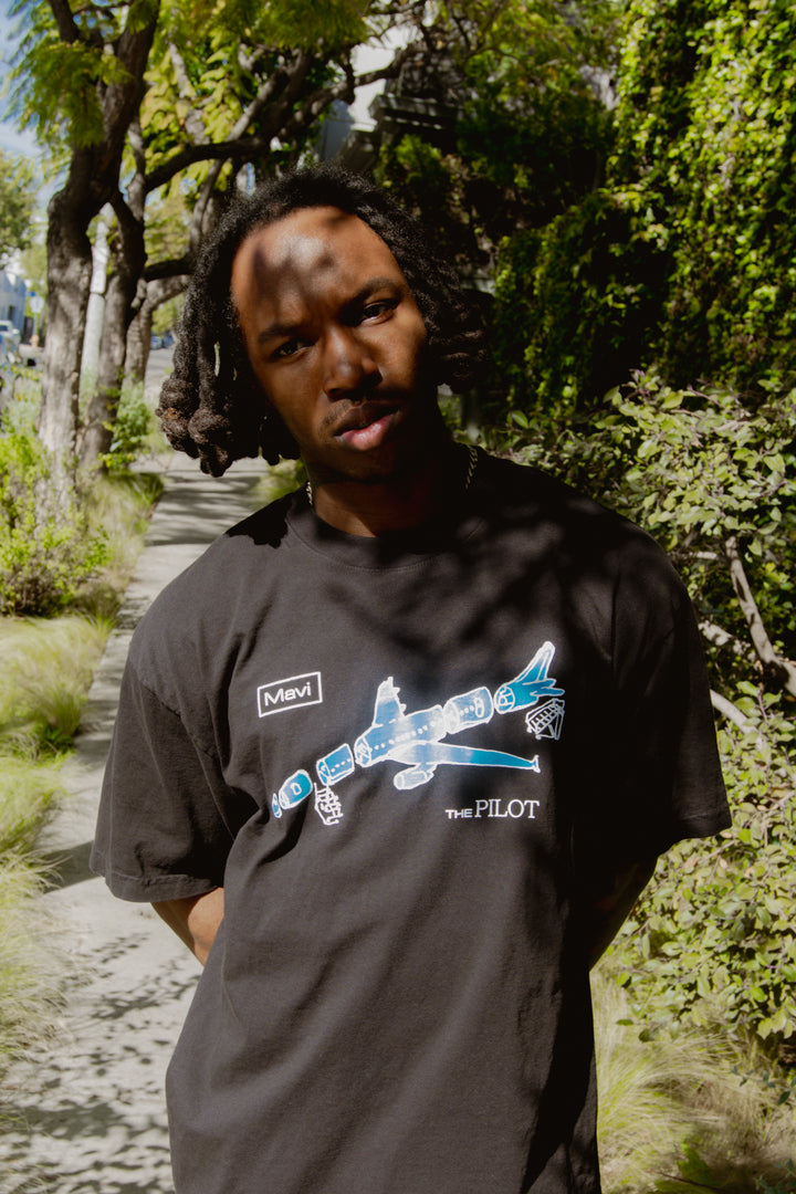 The Pilot Black T-Shirt — Image 1 of 3