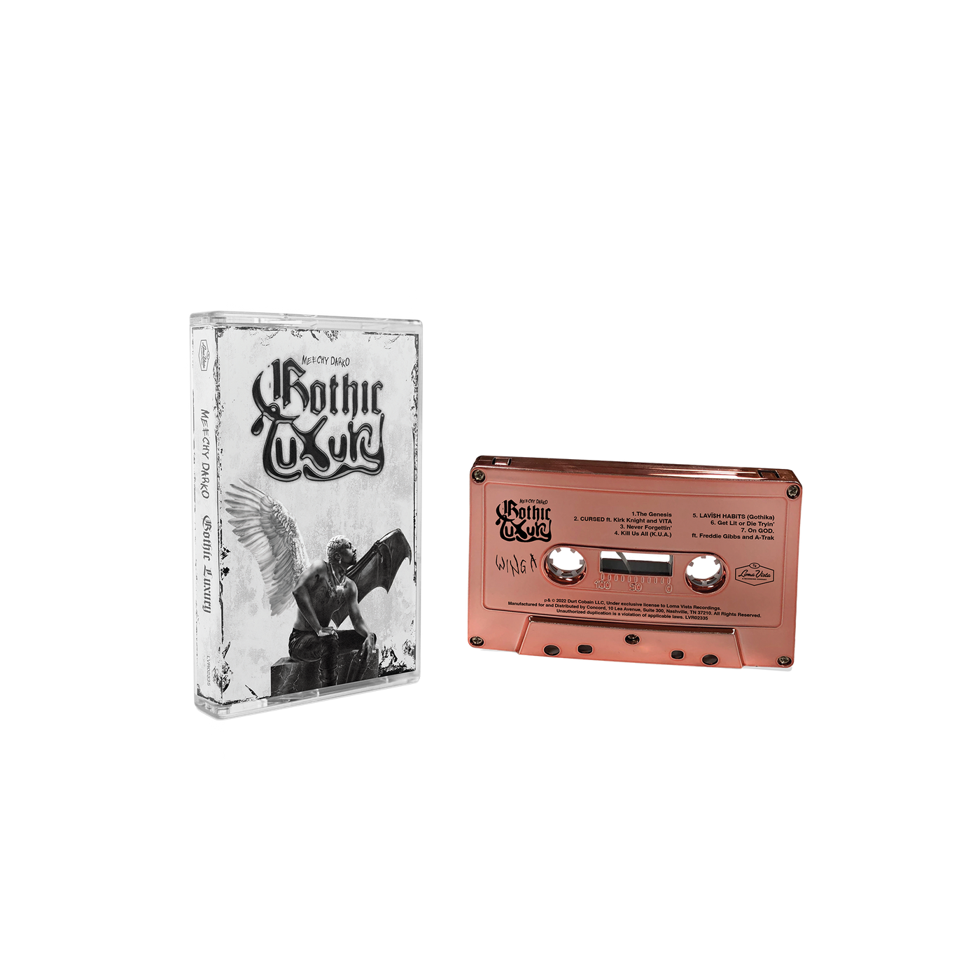 Gothic Luxury Limited Edition Metallic Rose Gold Cassette