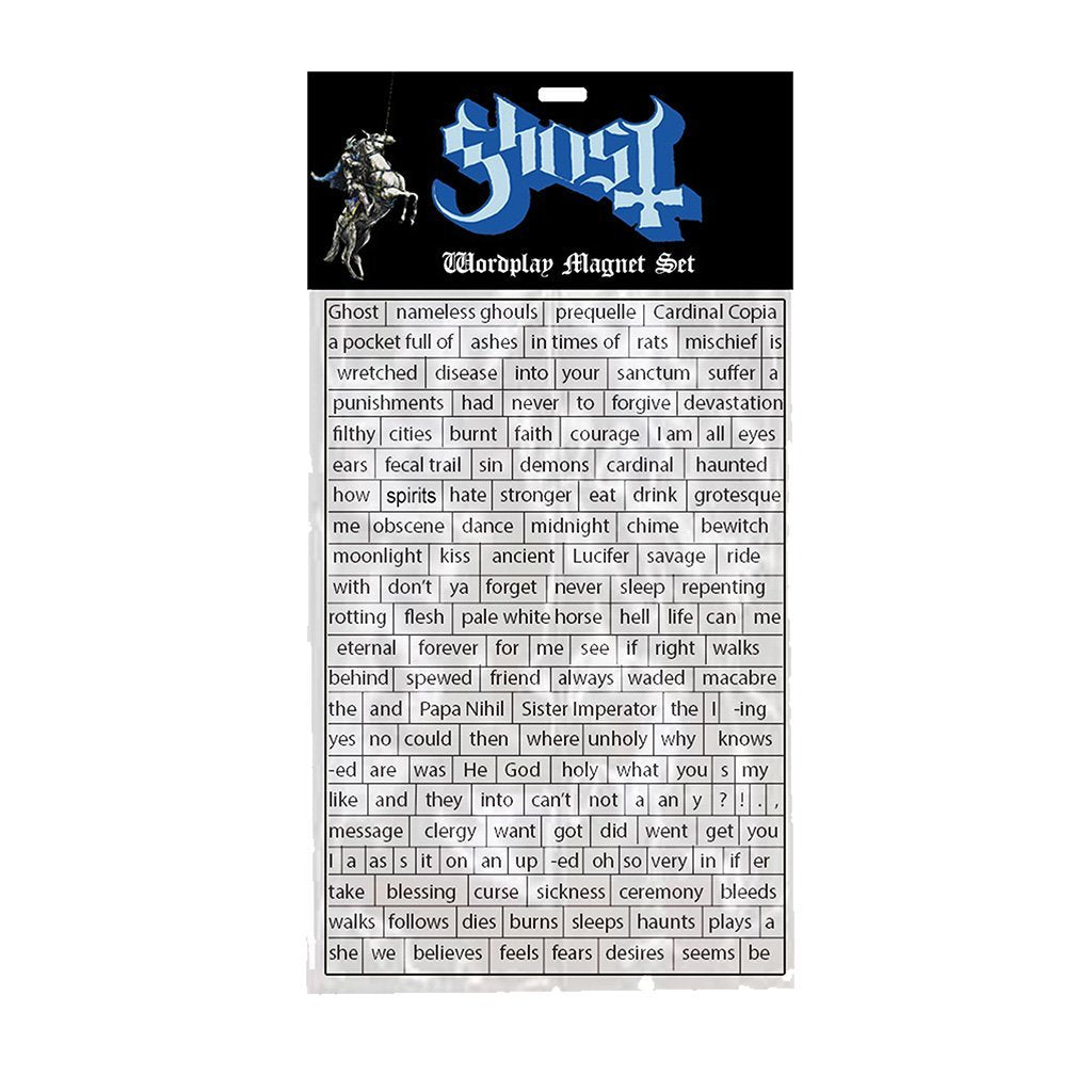 Ghost - Wordplay Magnet Set