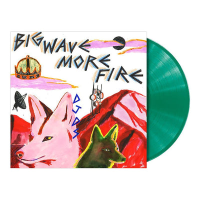 Big Wave More Fire Opaque Green Vinyl