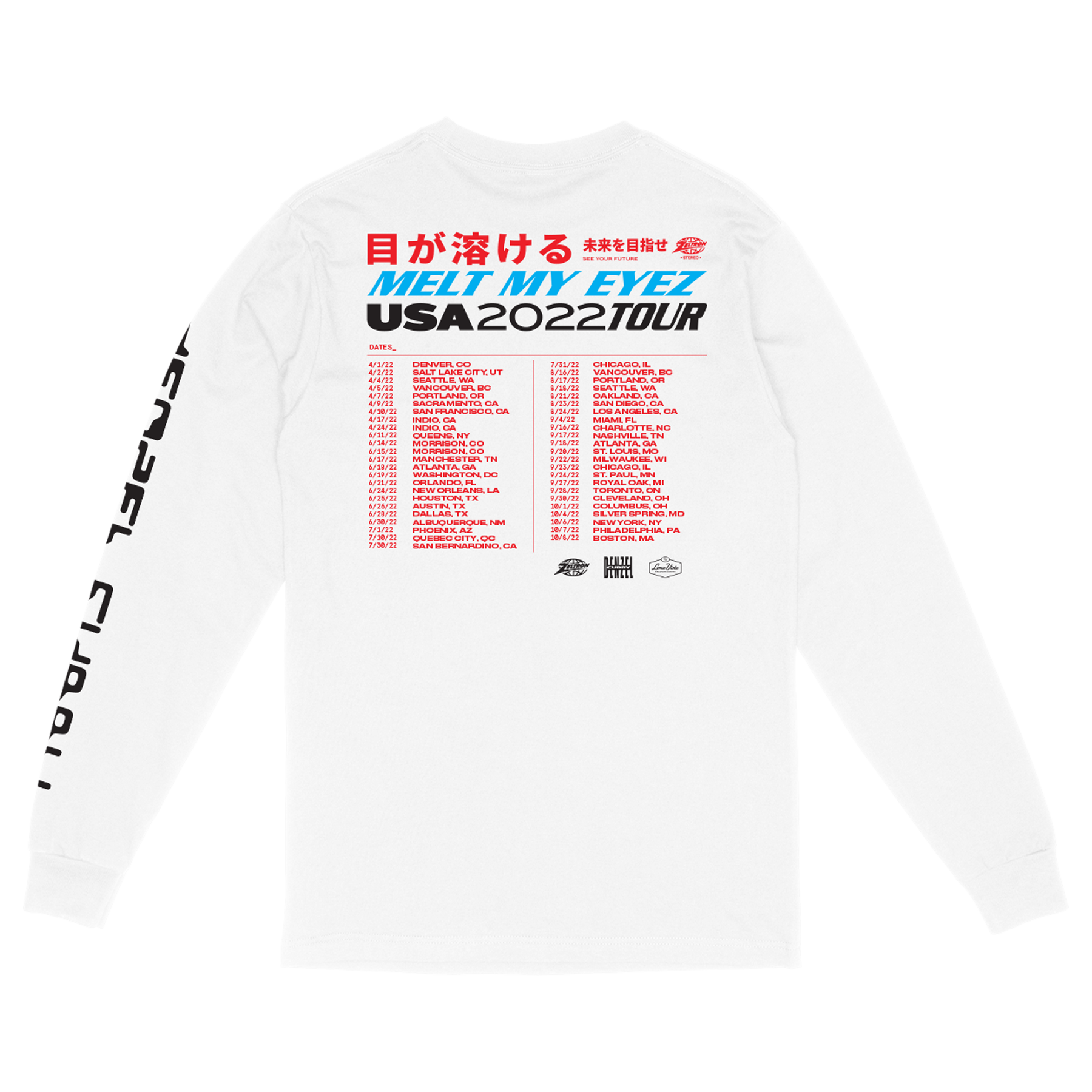Denzel Curry – Samurai Tour Longsleeve T-Shirt – Loma Vista Recordings Denzel Curry – Samurai Tour Longsleeve T-Shirt – Loma Vista Recordings