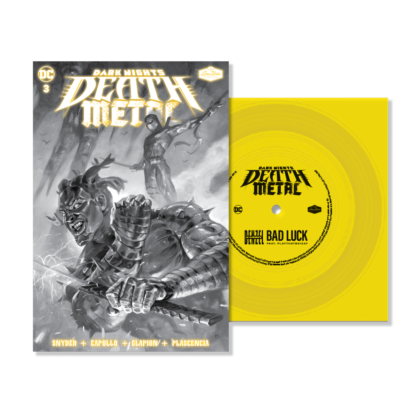 Dark Nights: Death Metal #3 Soundtrack Special Edition - Denzel Curry (Second Printing B/W Cover Variant)