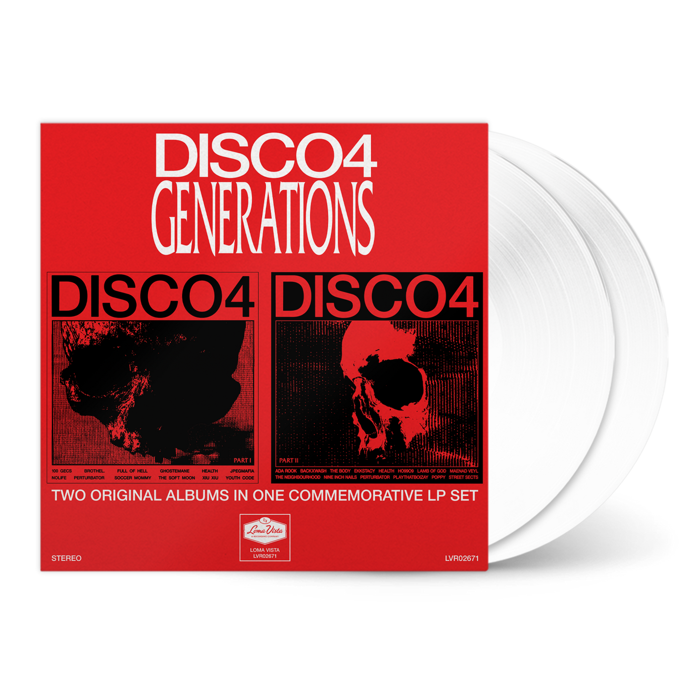 DISCO4 :: PART II Generations Edition 2XLP Limited Edition White Vinyl