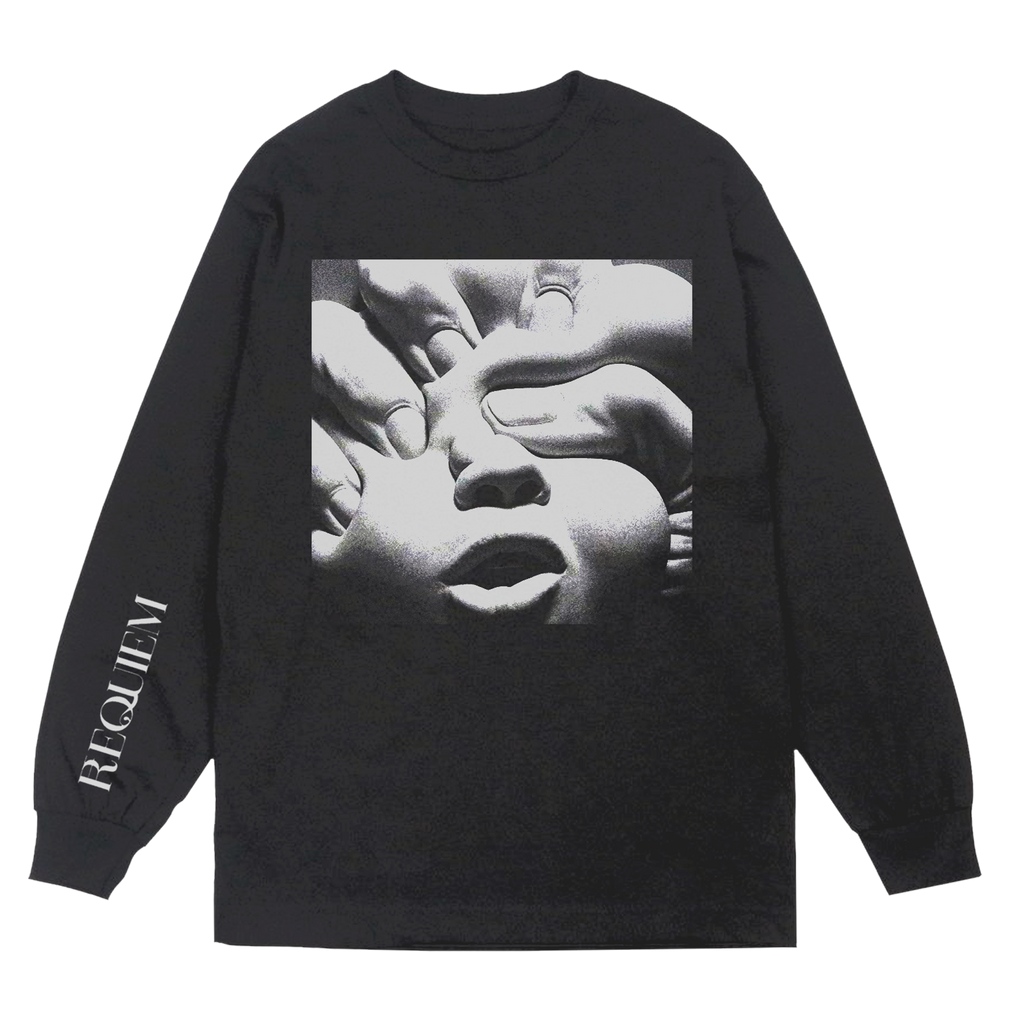 Korn – Requiem Black Longsleeve feat. Korn Logo Printed on Back