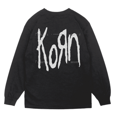 Requiem Black Longsleeve feat. Korn Logo Printed on Back